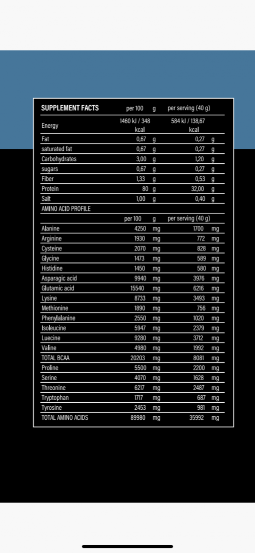 Hydro whey 1KG - Afbeelding 2